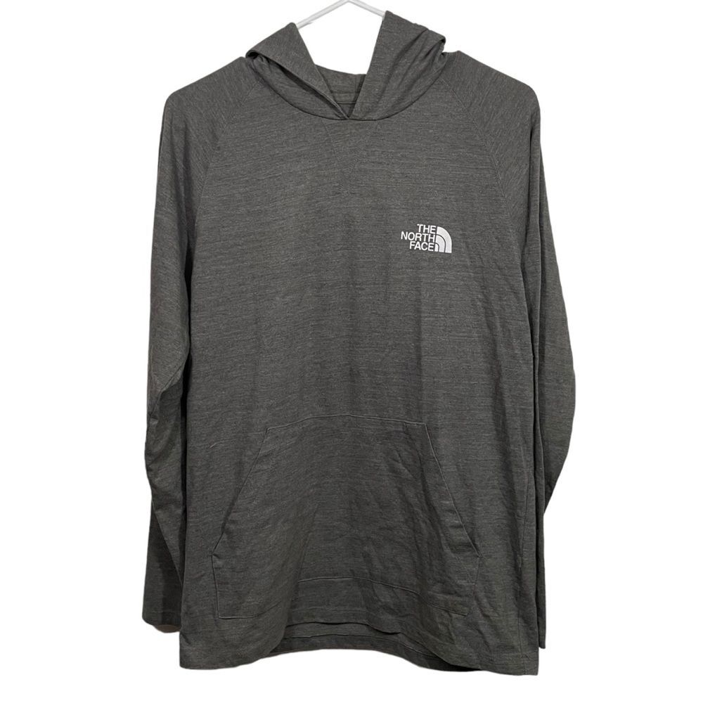 The North Face Grey Lightweight Hooded Long Sleeve T-Shirt